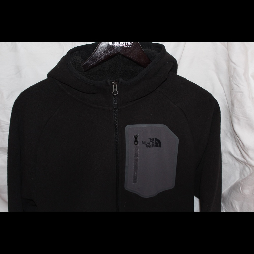 North Face Black Zip-up Hoodie